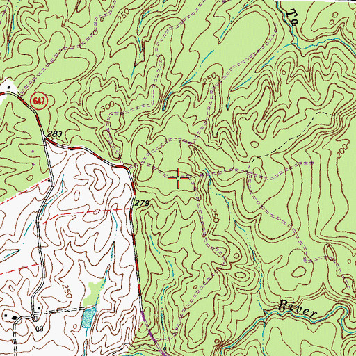 Topographic Map of Berkeley District, VA