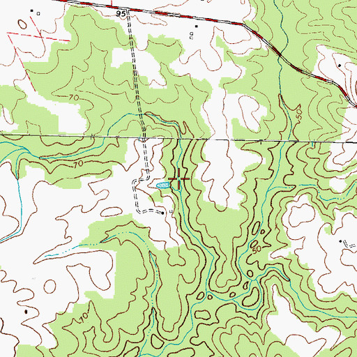 Topographic Map of Boykins and Branchville District, VA