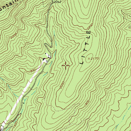 Topographic Map of Craig City District, VA