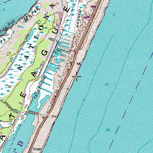 Topographic Map of District 1, VA