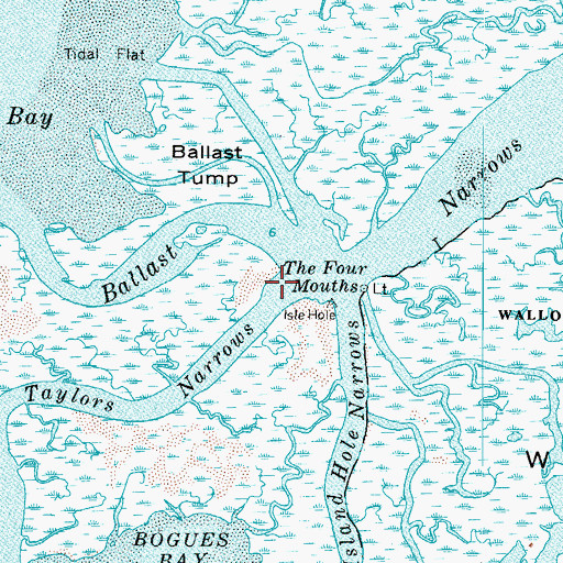 Topographic Map of District 2, VA