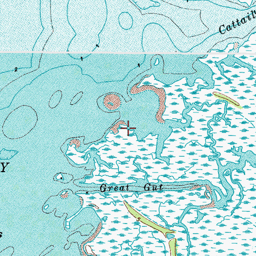Topographic Map of District 4, VA