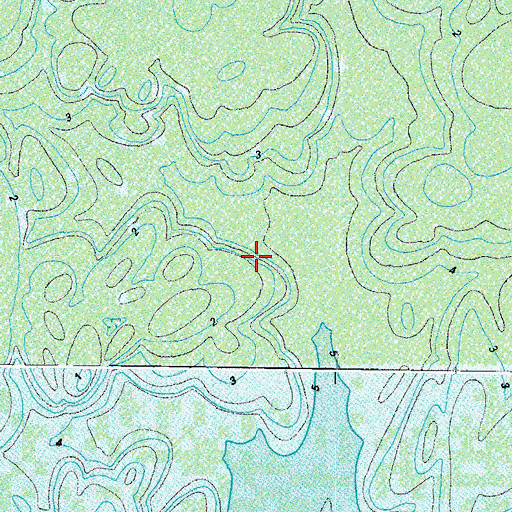 Topographic Map of District 4, VA