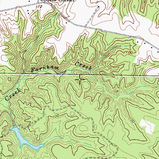 Topographic Map of District 4, VA