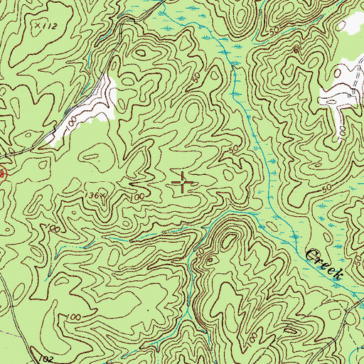 Topographic Map of District 5, VA