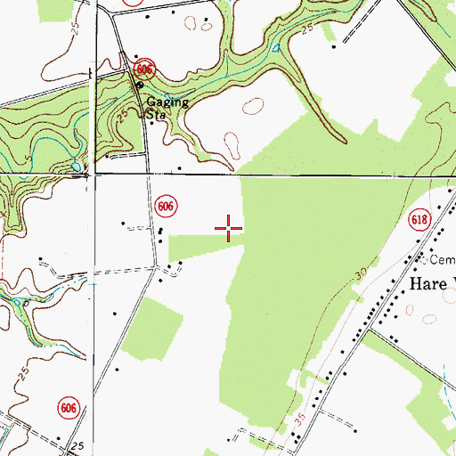Topographic Map of District 6, VA