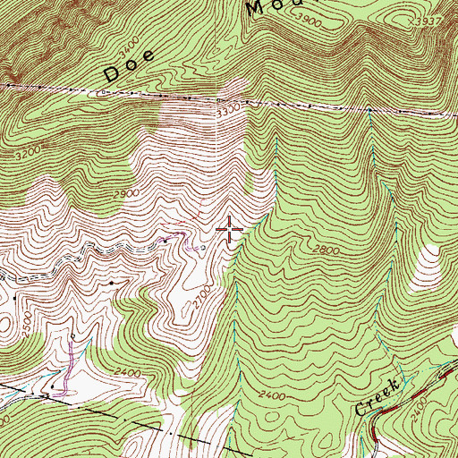 Topographic Map of Eastern District, VA