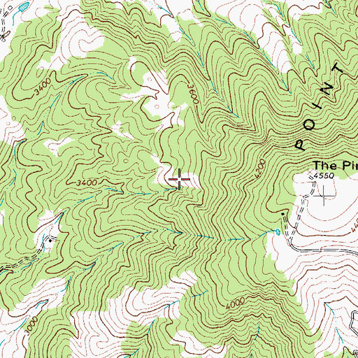 Topographic Map of Elk Creek District, VA