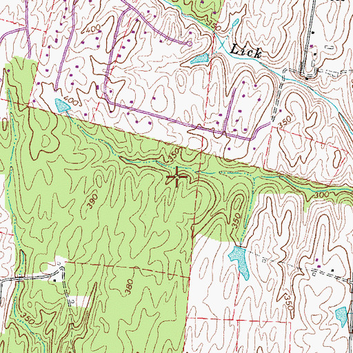 Topographic Map of Gainesville District, VA