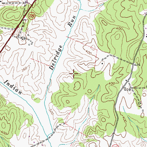 Topographic Map of Jefferson District, VA