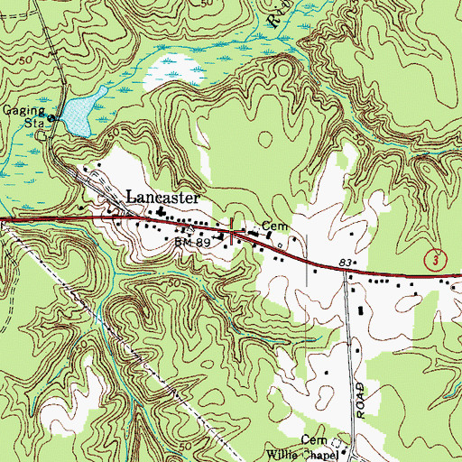 Topographic Map of Mantua District (historical), VA
