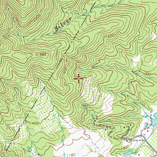 Topographic Map of Massies Mill District (historical), VA
