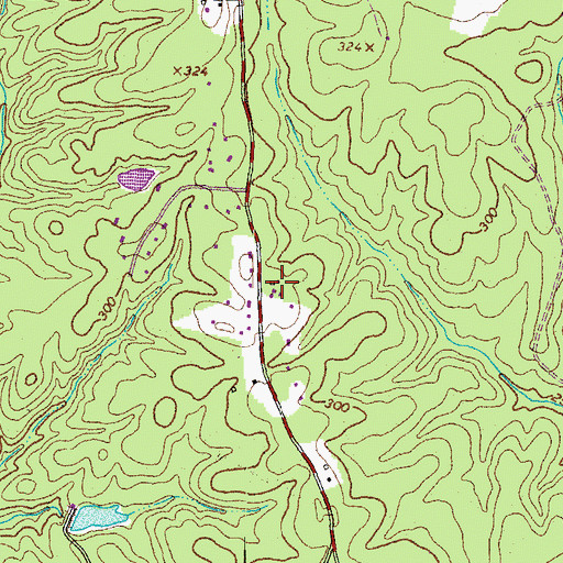 Topographic Map of Matoaca District, VA