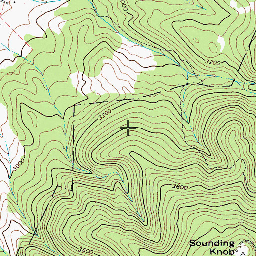 Topographic Map of Monterey District, VA