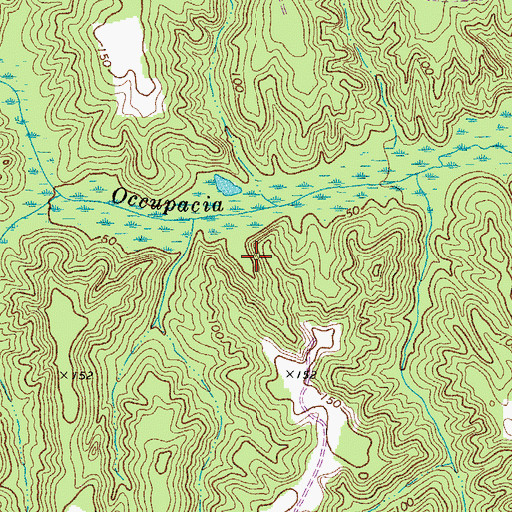 Topographic Map of North District, VA