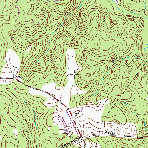 Topographic Map of Totaro District, VA