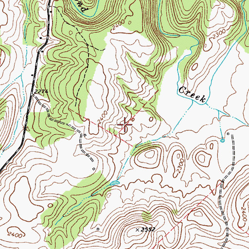 Topographic Map of Eastern District, WV