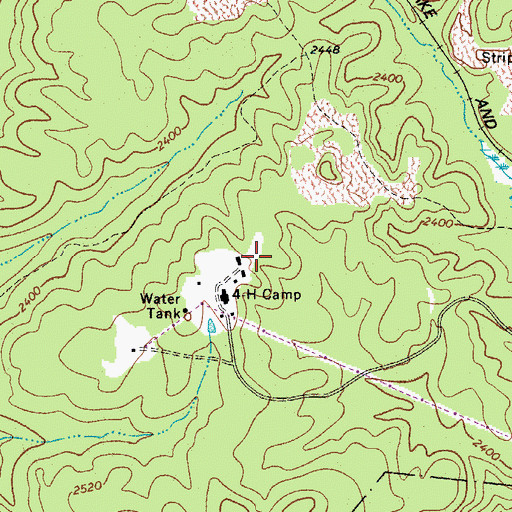 Topographic Map of New Haven District, WV