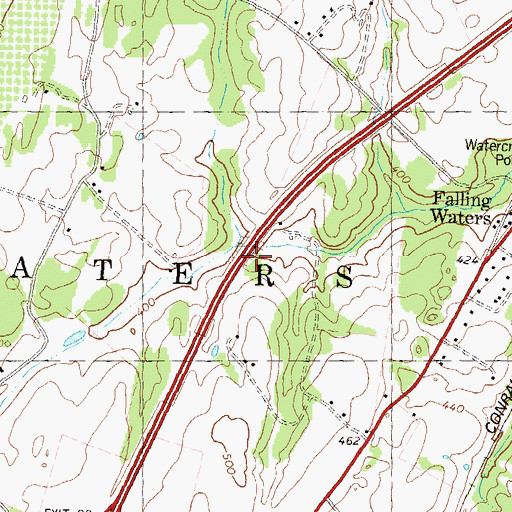 Topographic Map of Potomac District, WV