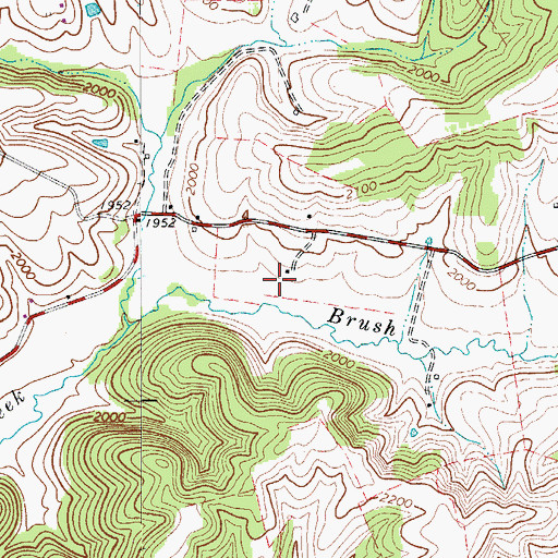 Topographic Map of Red Sulphur District (historical), WV