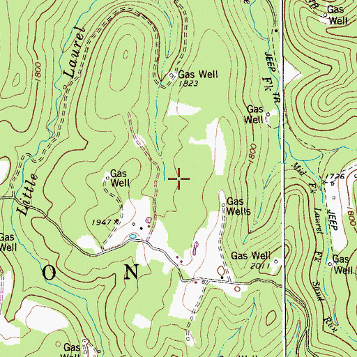 Topographic Map of Union District (historical), WV