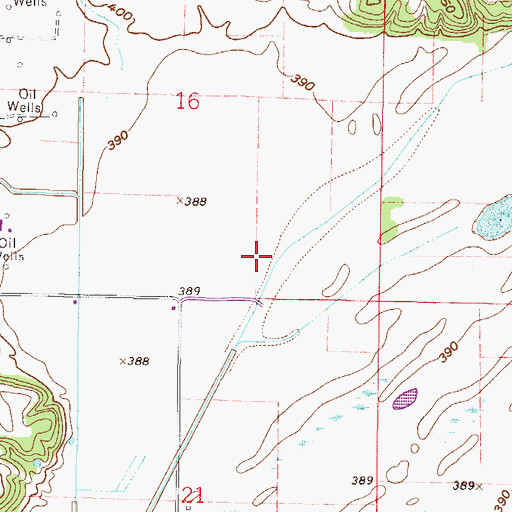 Topographic Map of Coffee Election Precinct, IL