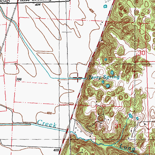 Topographic Map of Election Precinct 21, IL