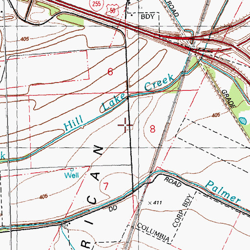 Topographic Map of Election Precinct 24, IL