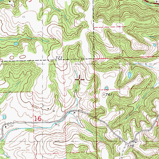 Topographic Map of Richwood Election Precinct, IL