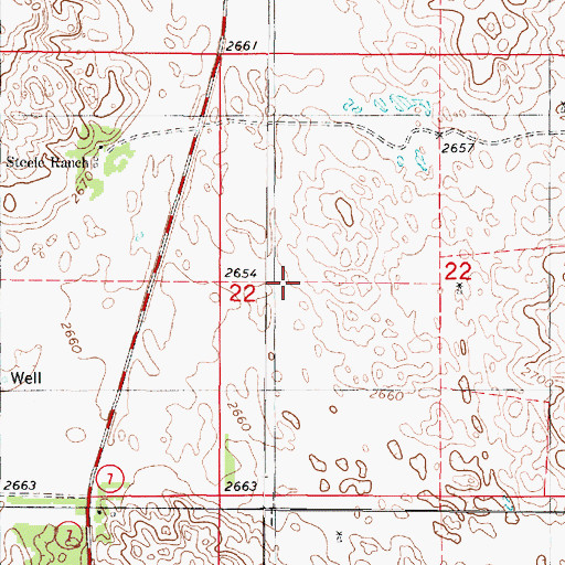 Topographic Map of Ainsworth Election Precinct, NE