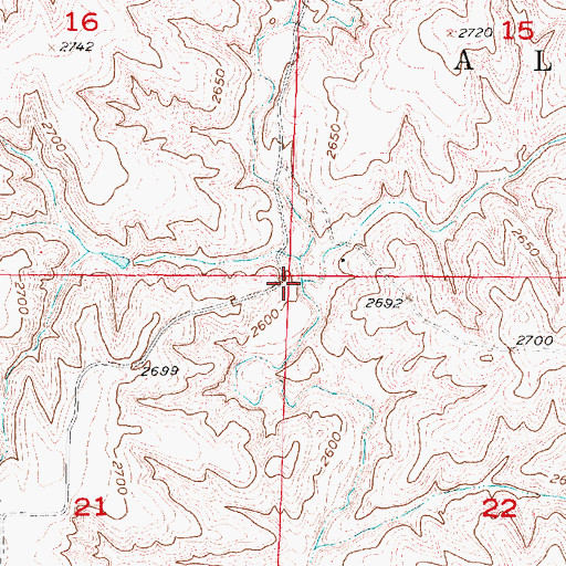 Topographic Map of Allen Election Precinct, NE