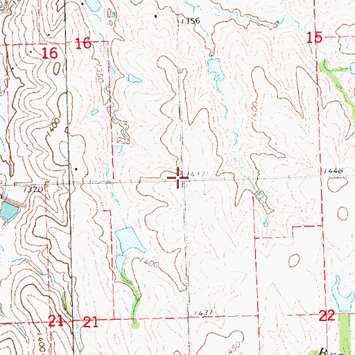 Topographic Map of Buda Election Precinct, NE