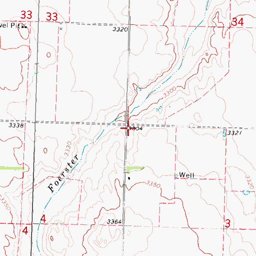 Topographic Map of Champion Election Precinct (historical), NE