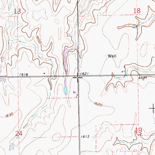 Topographic Map of Chester Election Precinct, NE