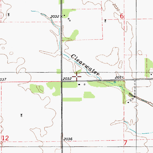 Topographic Map of Clearwater Election Precinct (historical), NE