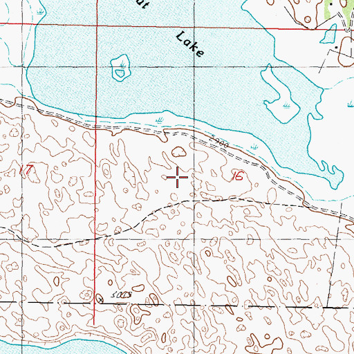 Topographic Map of Cleveland Election Precinct, NE