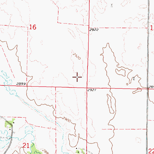 Topographic Map of Concord Election Precinct, NE