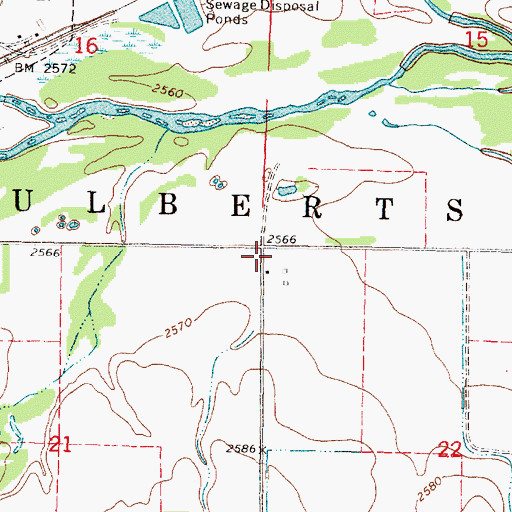 Topographic Map of Culbertson Election Precinct, NE