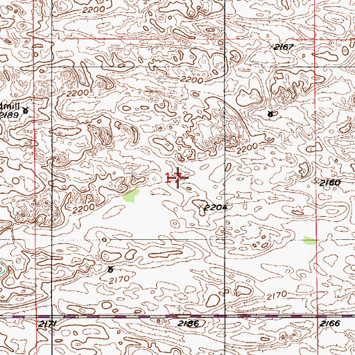 Topographic Map of Dry Cedar Election Precinct, NE