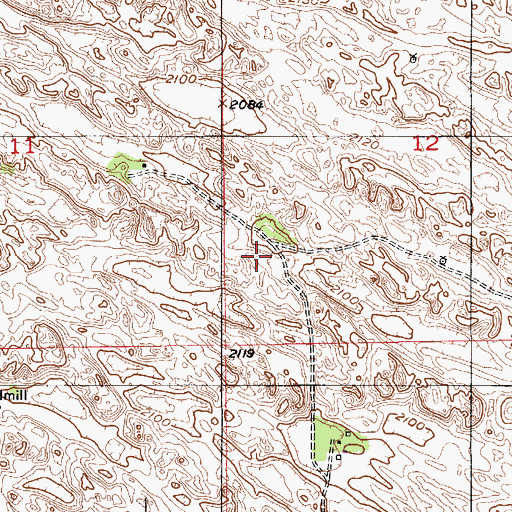 Topographic Map of Ericson Election Precinct, NE