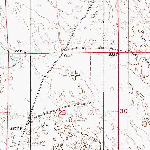 Topographic Map of Erina Election Precinct, NE