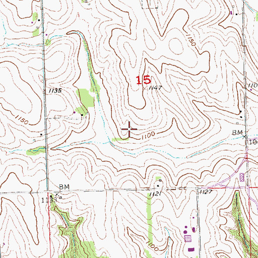 Topographic Map of Fairview Election Precinct, NE