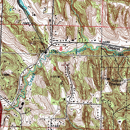 Topographic Map of Florence Election Precinct, NE