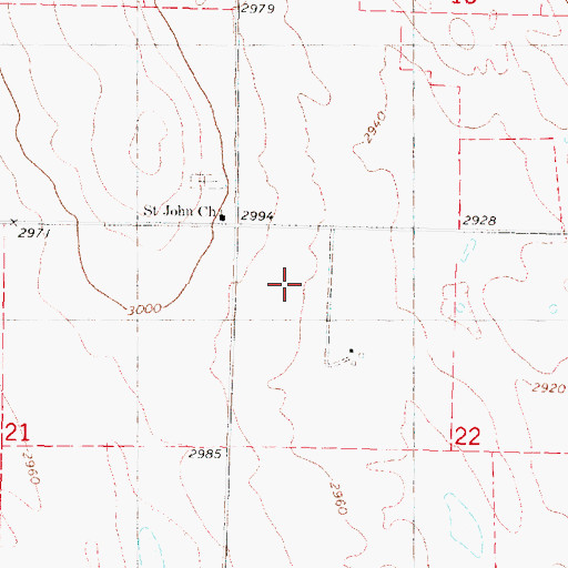 Topographic Map of Germanville Election Precinct, NE