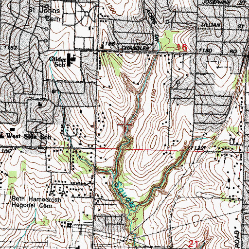 Topographic Map of Gilmore I Election Precinct, NE