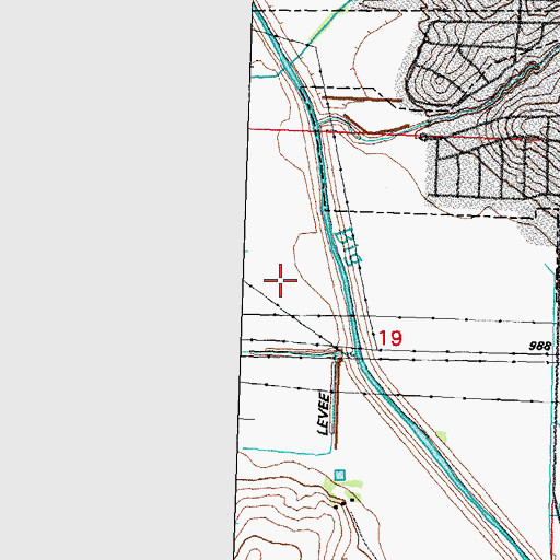 Topographic Map of Gilmore II Election Precinct, NE