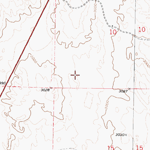 Topographic Map of Hall Election Precinct, NE
