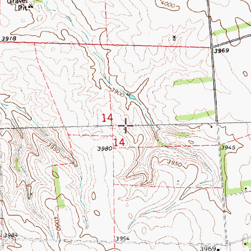 Topographic Map of Hay Springs Election Precinct, NE