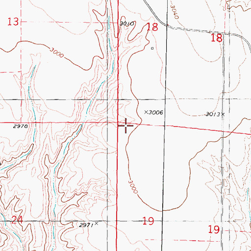Topographic Map of Hayes Center Election Precinct, NE
