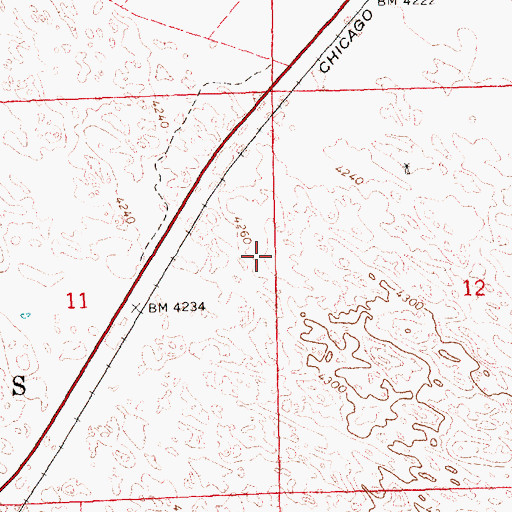 Topographic Map of Haynes Election Precinct, NE
